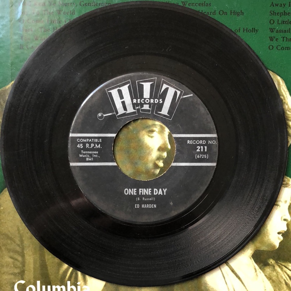 Ed Harden One Fine Day Vinyl 45 Record '65
